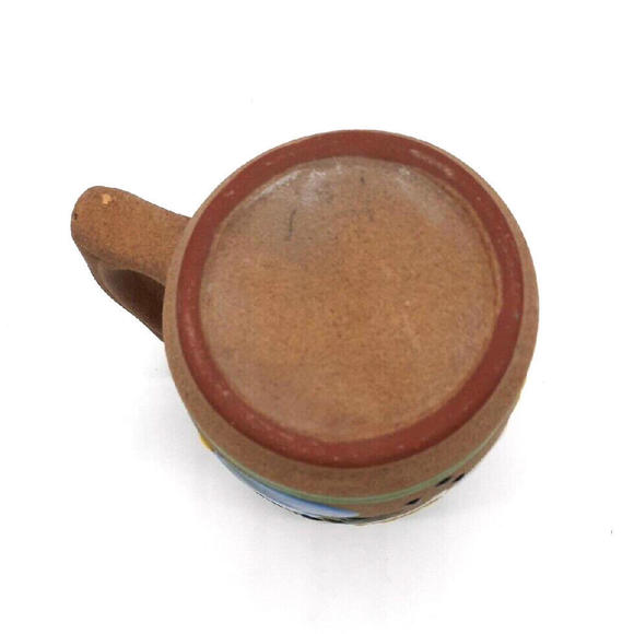 Large Mexican Pottery Stoneware 20 Oz Coffee Mug - Picture 6 of 6